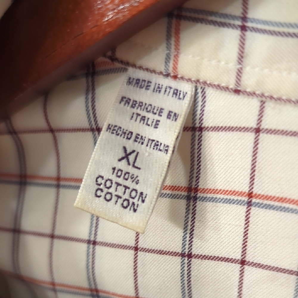 Ralph Lauren Purple Label Dress Shirt Mens XL - Cream - Picture 3 of 8